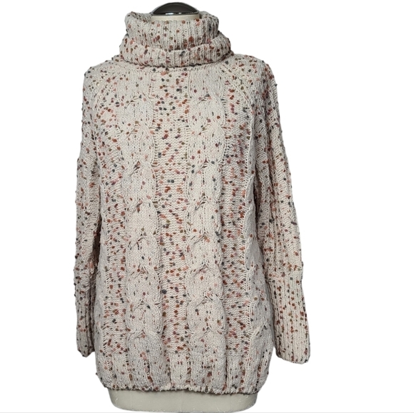 Moon & Madison Textured Dot Turtleneck Knit Sweater XS - Picture 2 of 8